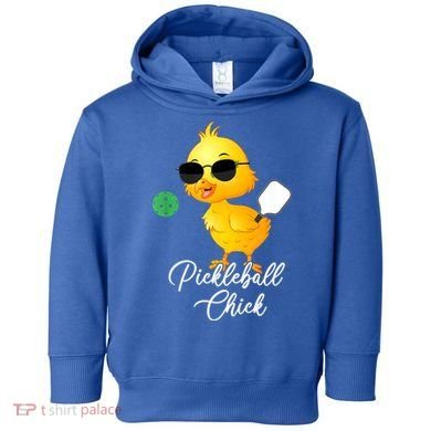 Funny Pickleball Pickleball Chick Toddler Hoodie