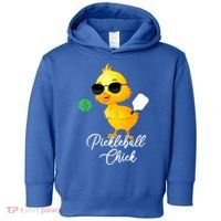 Funny Pickleball Pickleball Chick Toddler Hoodie thumb 0