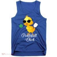 Funny Pickleball Pickleball Chick Tank Top thumb 0
