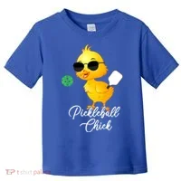 Funny Pickleball Pickleball Chick Toddler T-Shirt thumb 0
