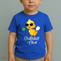 Funny Pickleball Pickleball Chick Toddler T-Shirt thumb 2
