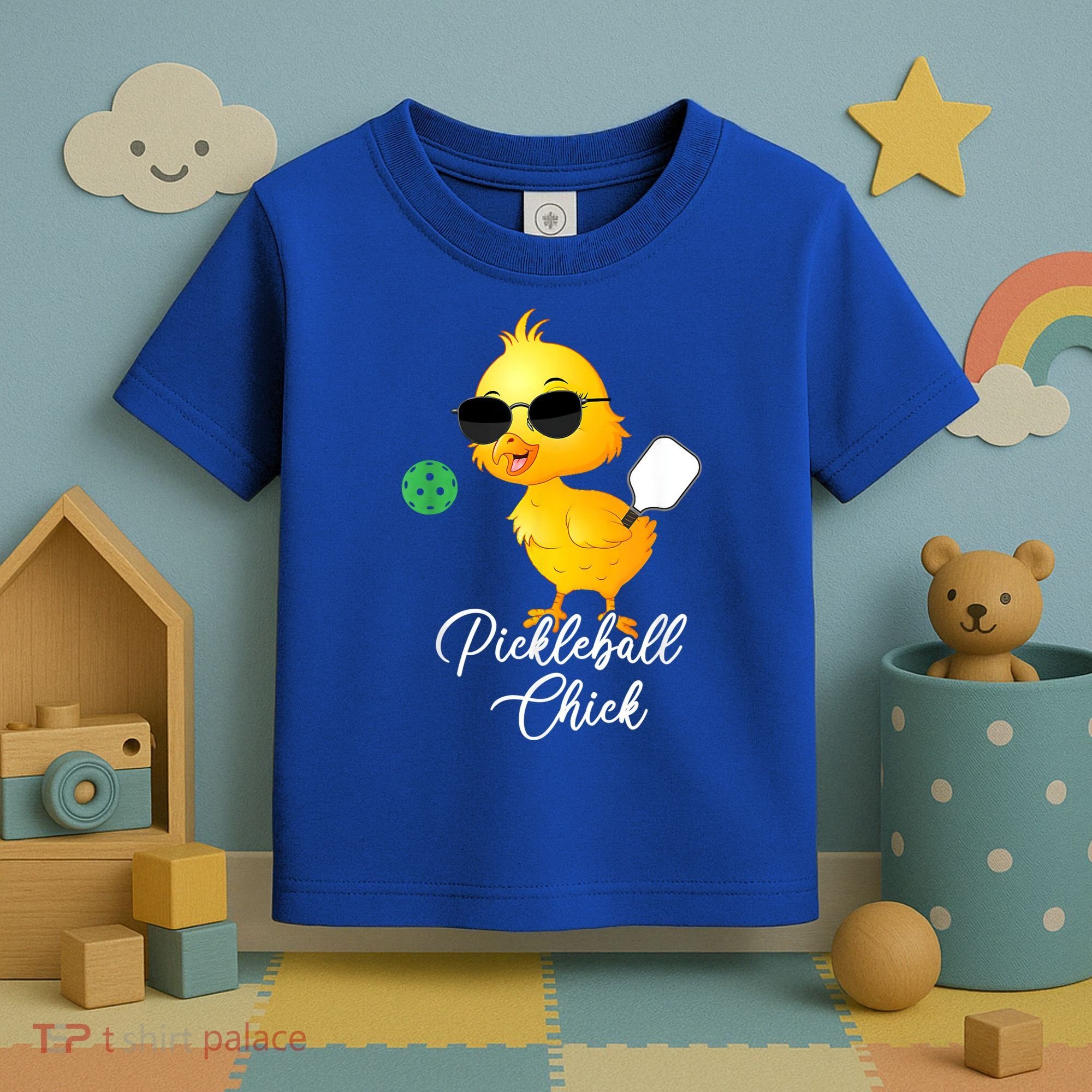 Funny Pickleball Pickleball Chick Toddler T-Shirt