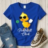 Funny Pickleball Pickleball Chick Women's T-Shirt thumb 3