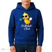 Funny Pickleball Pickleball Chick Kids Hoodie thumb 4