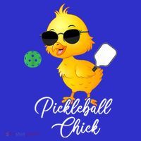 Funny Pickleball Pickleball Chick Kids T-Shirt thumb 4