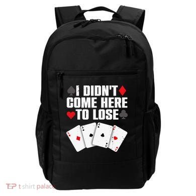 Funny Poker Player Design Gamblers Poker Lover Backpack