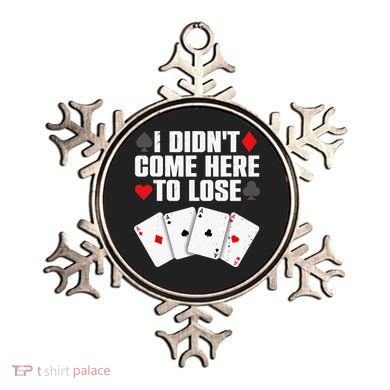 Funny Poker Player Design Gamblers Poker Lover Ornament
