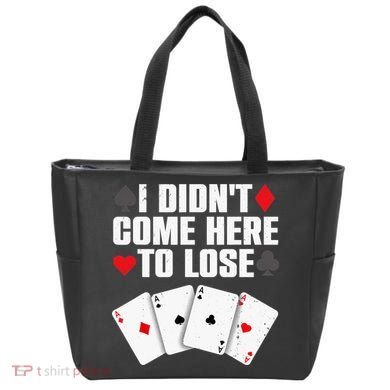 Funny Poker Player Design Gamblers Poker Lover Tote Bag