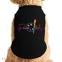 Funny Paint Palette Brush Artist Painter Gift Gift Doggie Tank thumb 0