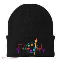 Funny Paint Palette Brush Artist Painter Gift Gift Beanie thumb 0