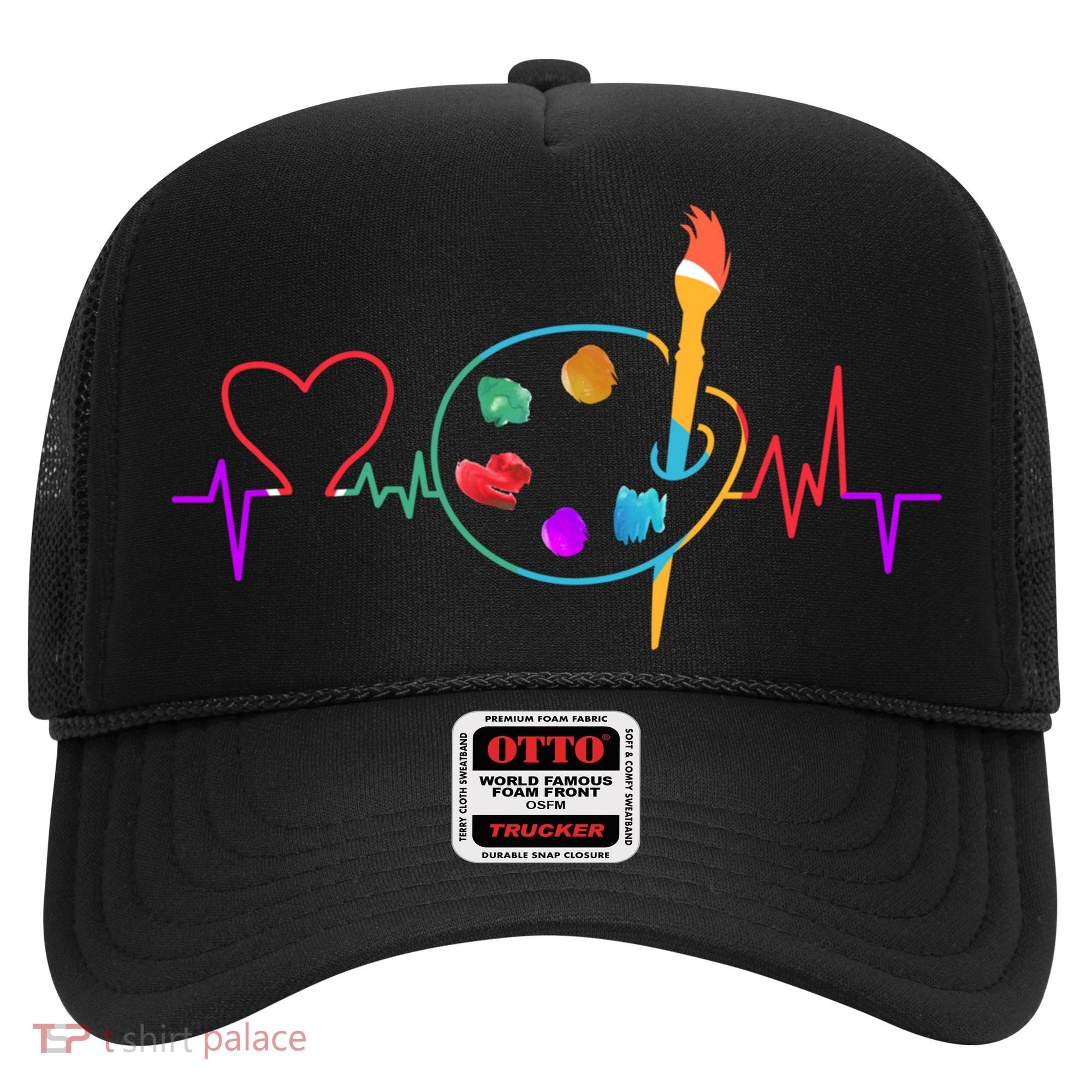 Funny Paint Palette Brush Artist Painter Gift Gift Hat