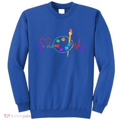 Funny Paint Palette Brush Artist Painter Gift Gift Sweatshirt