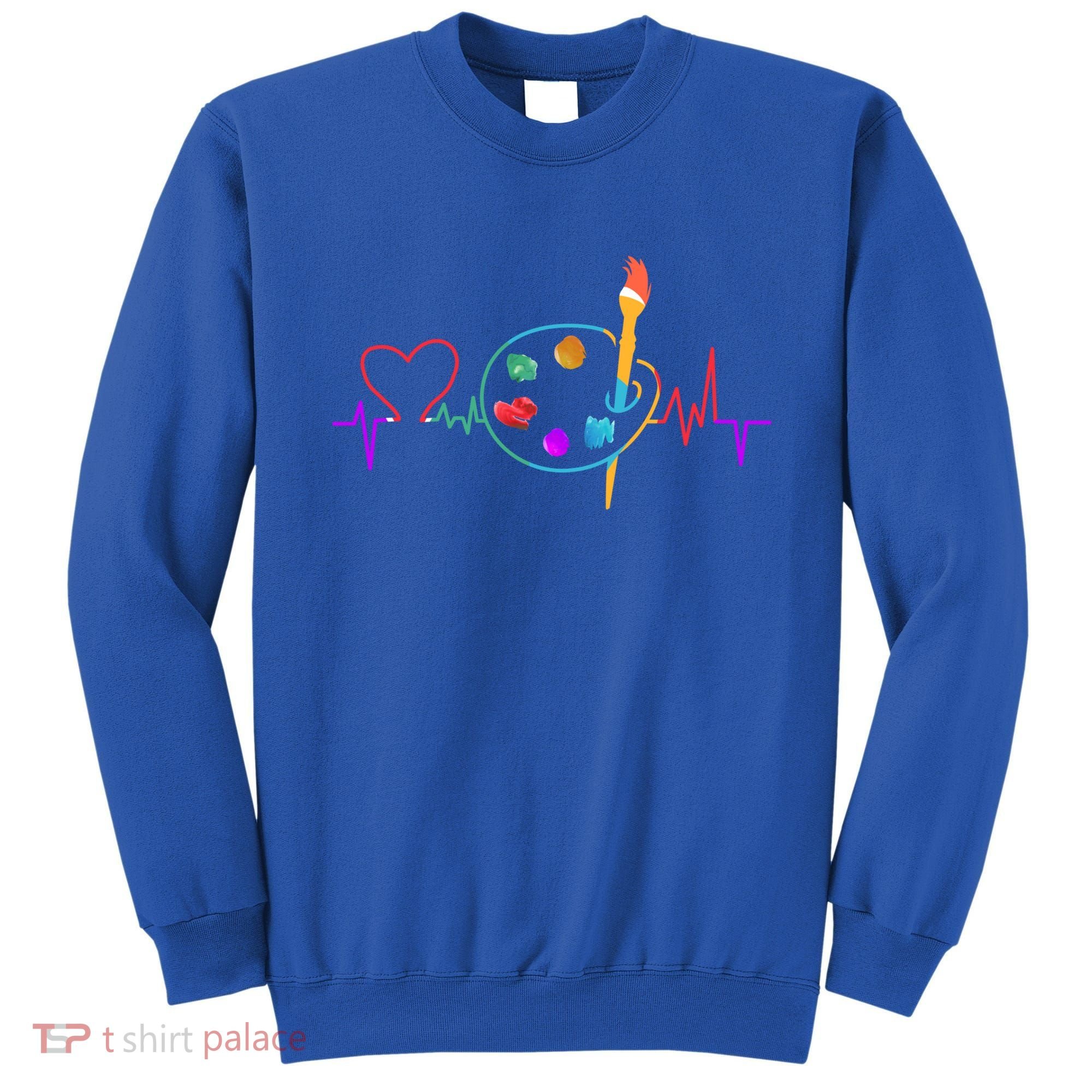 Funny Paint Palette Brush Artist Painter Gift Gift Sweatshirt