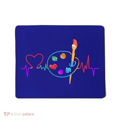 Funny Paint Palette Brush Artist Painter Gift Gift Mousepad