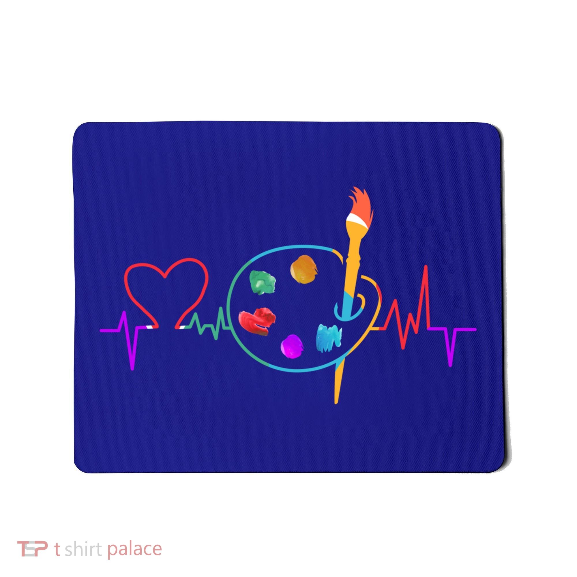 Funny Paint Palette Brush Artist Painter Gift Gift Mousepad