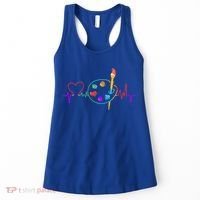 Funny Paint Palette Brush Artist Painter Gift Gift Women's Tank Top thumb 0