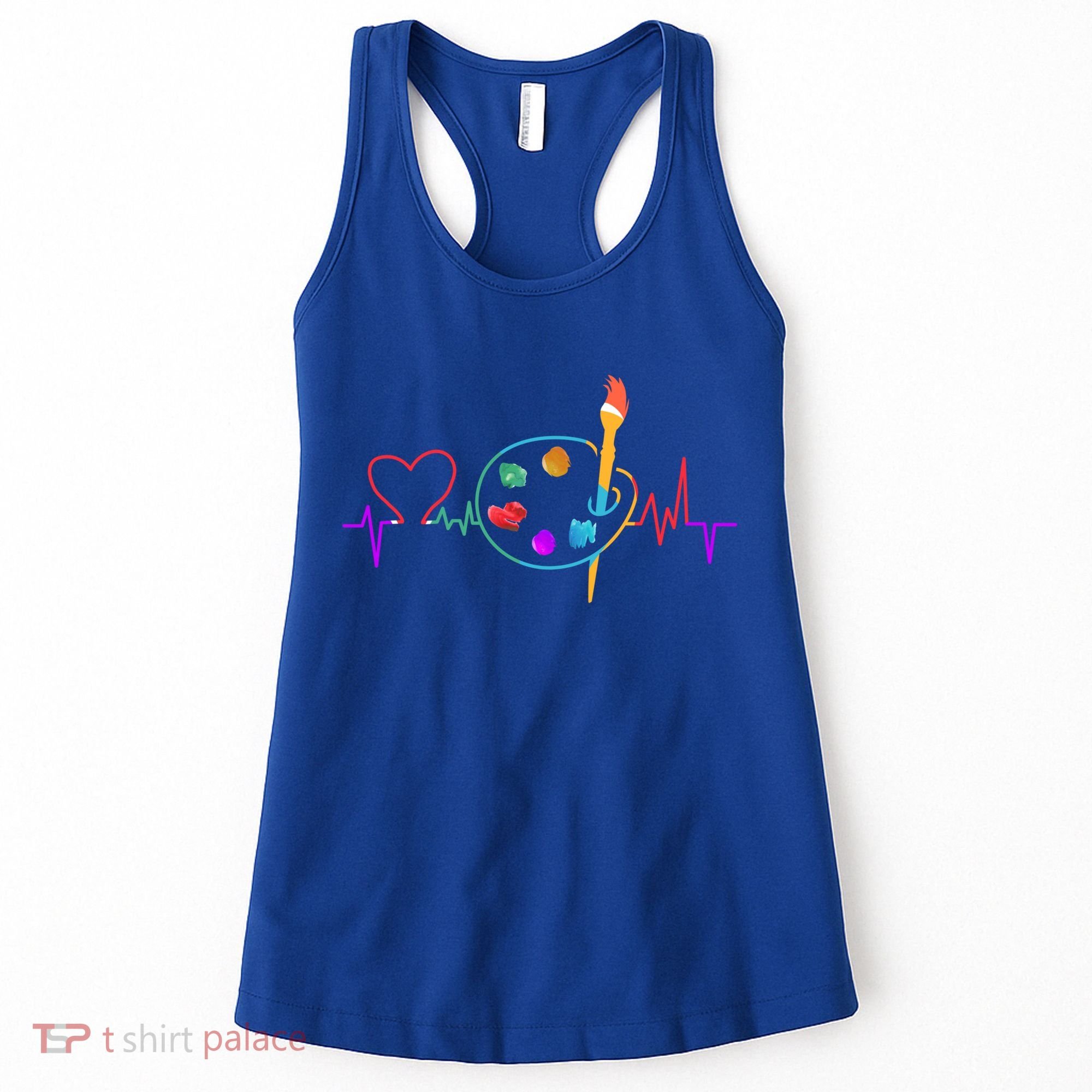 Funny Paint Palette Brush Artist Painter Gift Gift Women's Tank Top