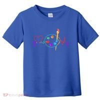 Funny Paint Palette Brush Artist Painter Gift Gift Toddler T-Shirt thumb 0