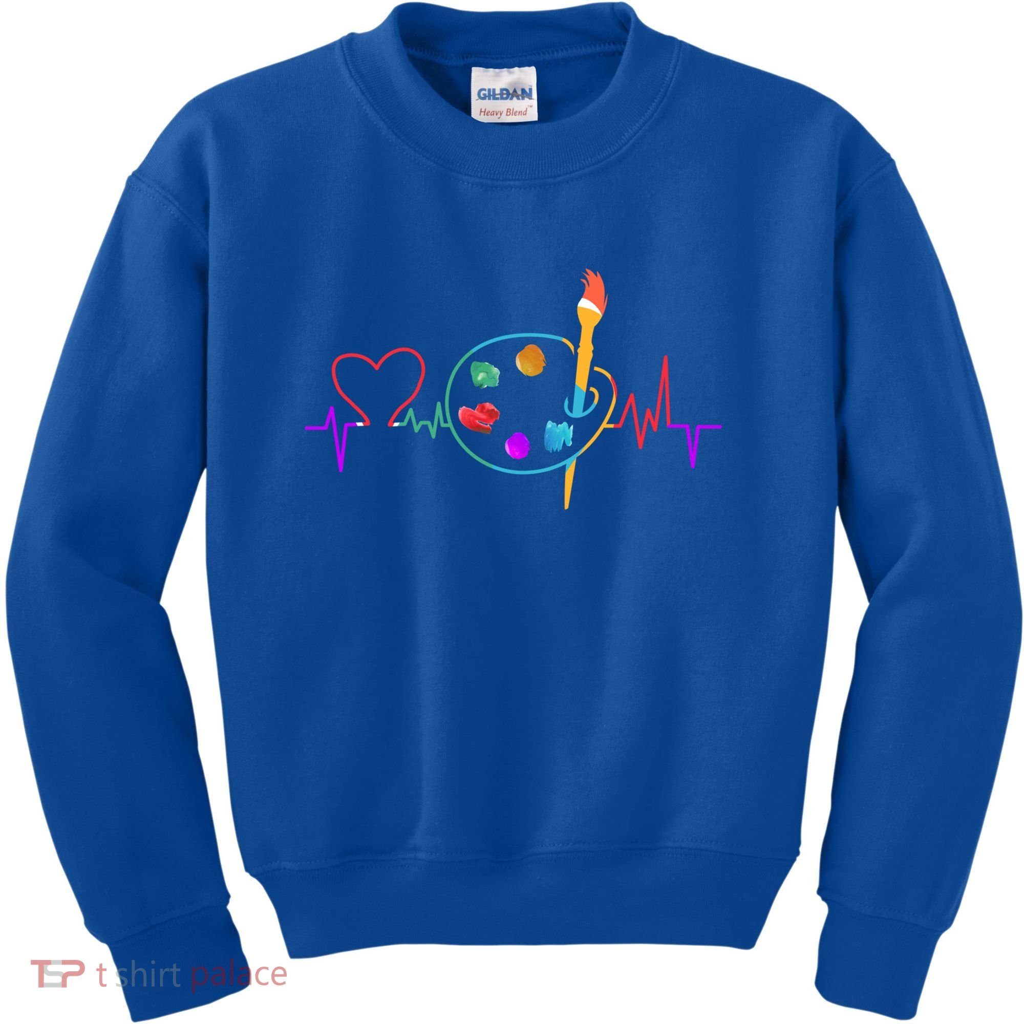 Funny Paint Palette Brush Artist Painter Gift Gift Kids Sweatshirt