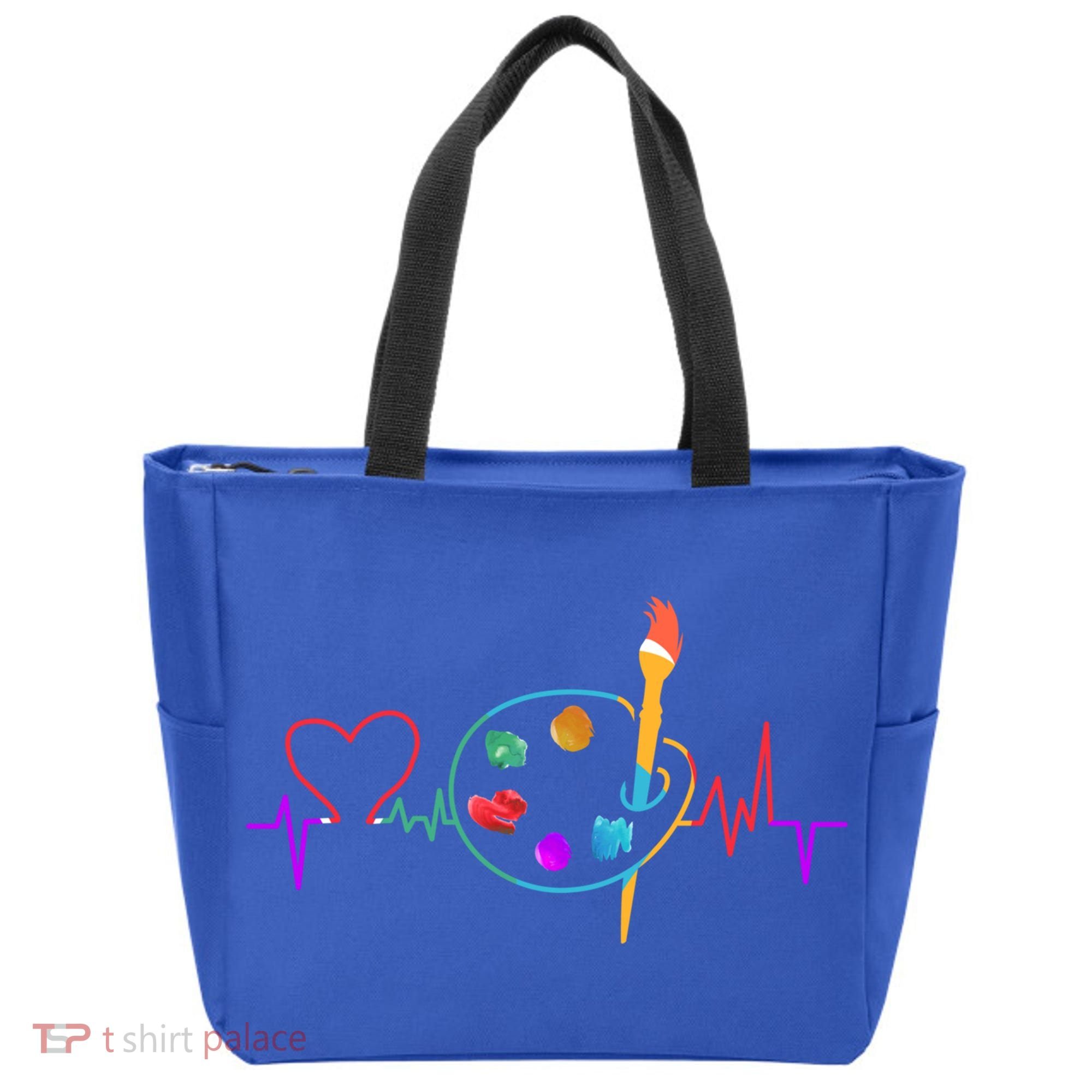Funny Paint Palette Brush Artist Painter Gift Gift Tote Bag