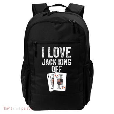 Funny Poker Player Quote Jack King Off Backpack
