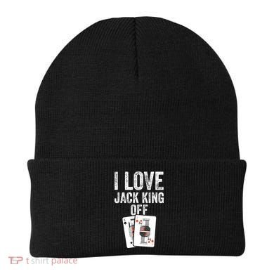 Funny Poker Player Quote Jack King Off Beanie