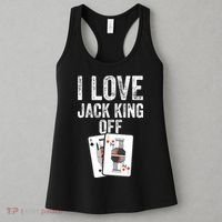 Funny Poker Player Quote Jack King Off Women's Tank Top thumb 3