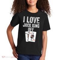 Funny Poker Player Quote Jack King Off Kids T-Shirt thumb 2