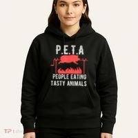 Funny P.E.T.A People Eating Tasty Animals Bbq Hoodie thumb 5