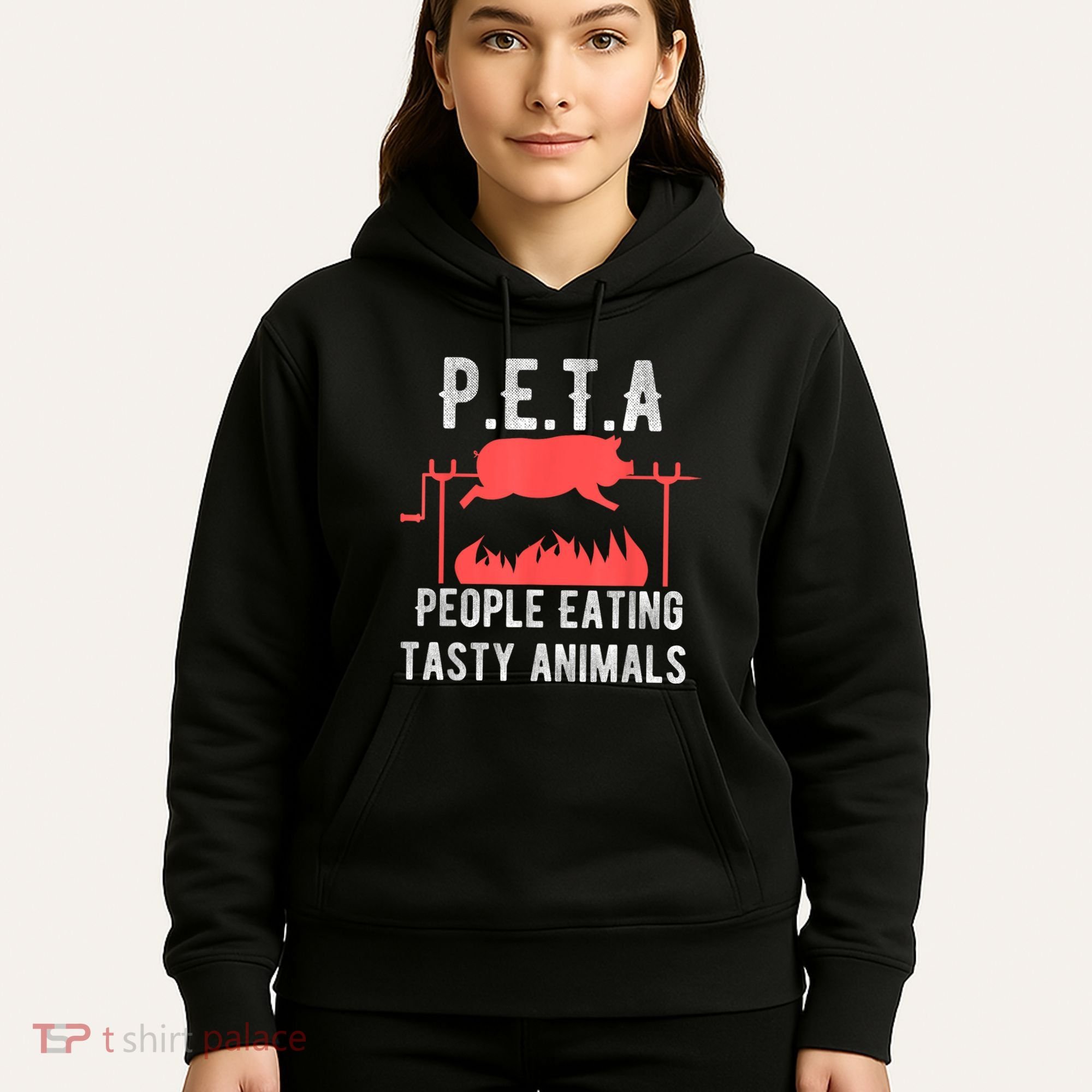 Funny P.E.T.A People Eating Tasty Animals Bbq Hoodie