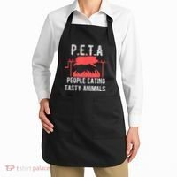 Funny P.E.T.A People Eating Tasty Animals Bbq Apron thumb 2