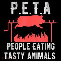 Funny P.E.T.A People Eating Tasty Animals Bbq T-Shirt thumb 7