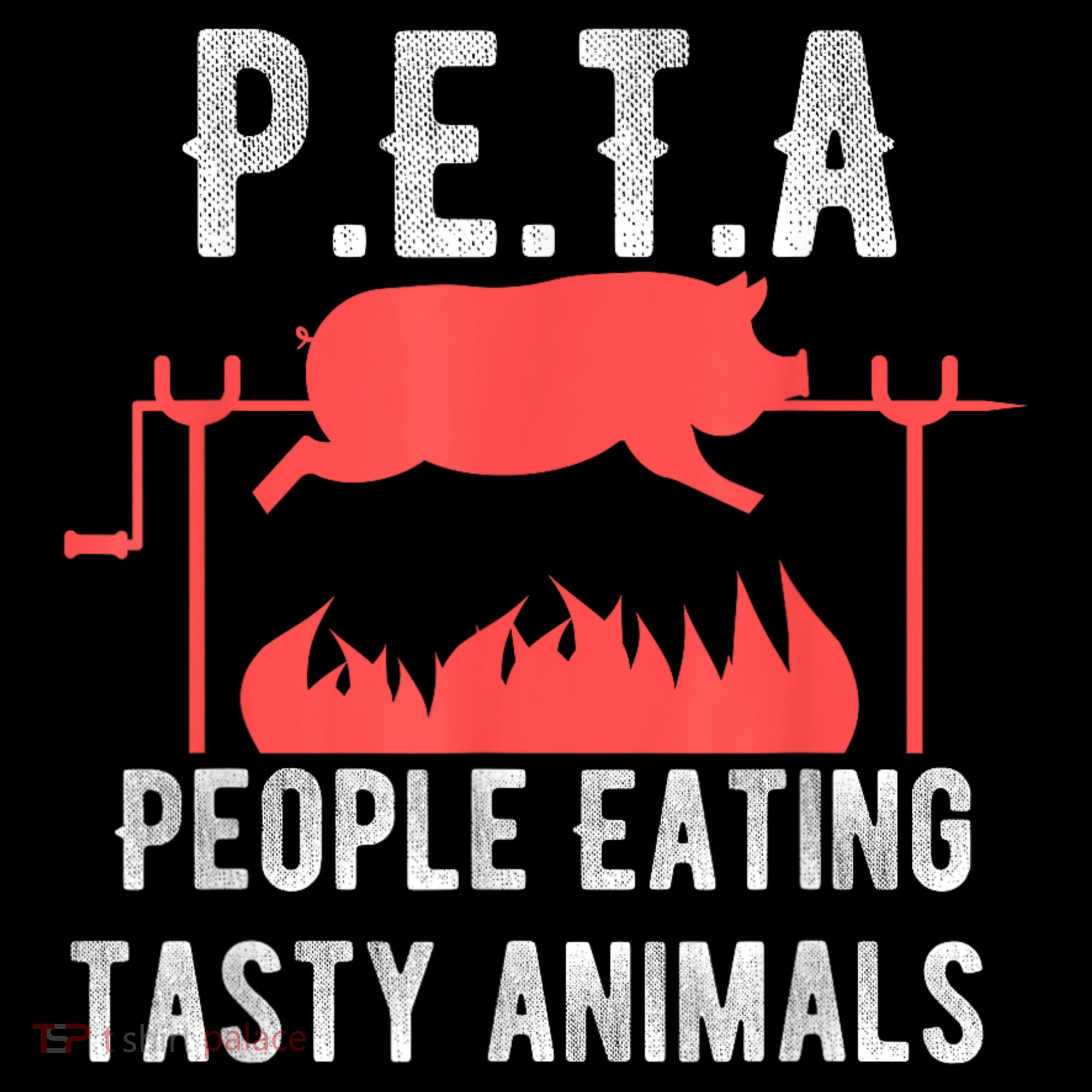 Funny P.E.T.A People Eating Tasty Animals Bbq T-Shirt