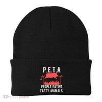 Funny P.E.T.A People Eating Tasty Animals Bbq Beanie thumb 0