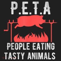Funny P.E.T.A People Eating Tasty Animals Bbq Beanie thumb 2