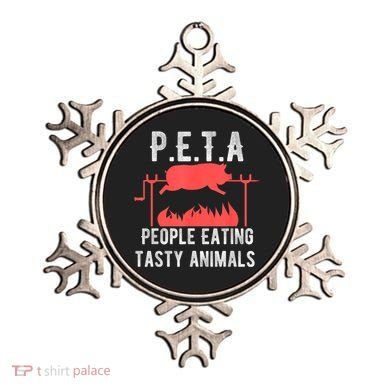 Funny P.E.T.A People Eating Tasty Animals Bbq Ornament