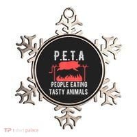 Funny P.E.T.A People Eating Tasty Animals Bbq Ornament thumb 0