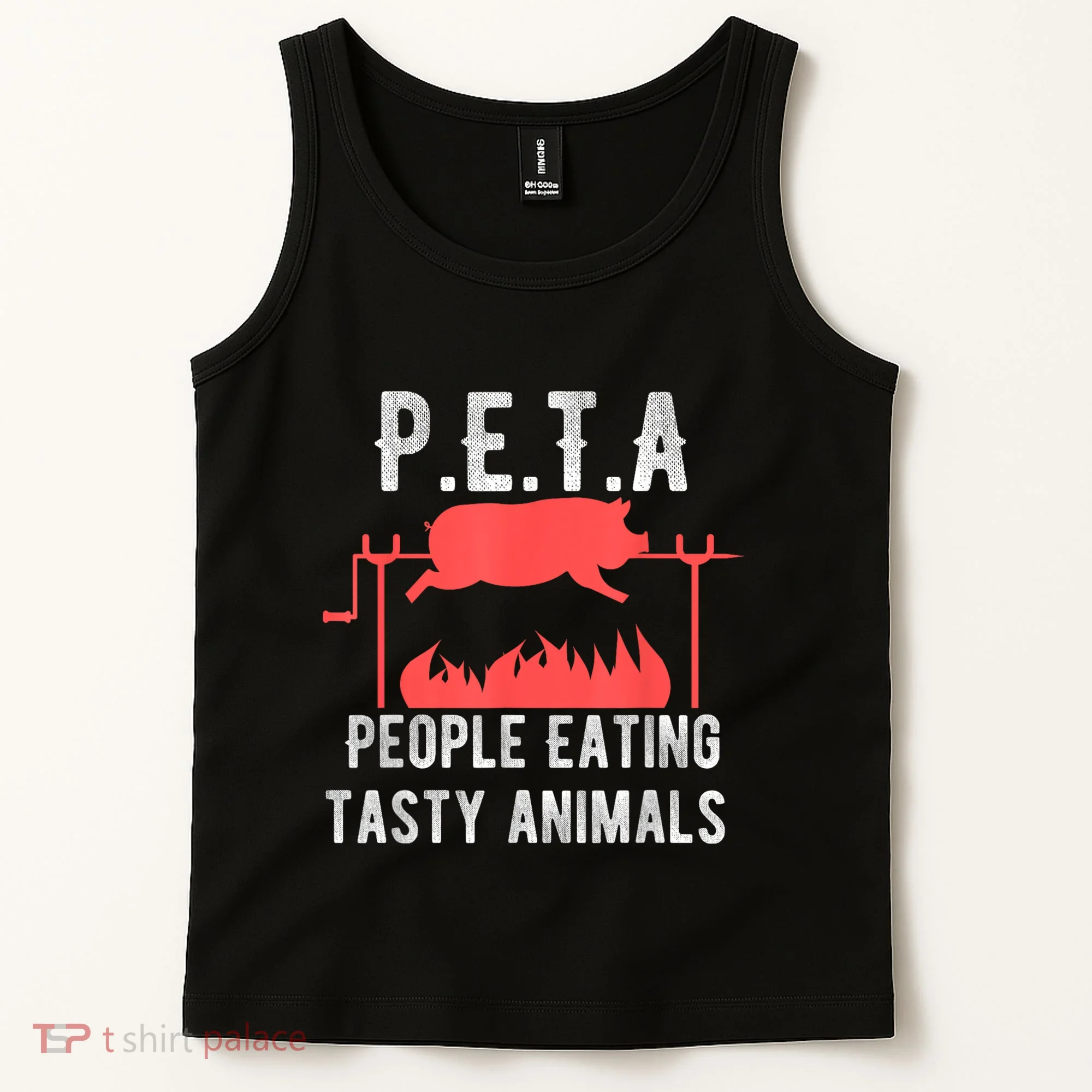 Funny P.E.T.A People Eating Tasty Animals Bbq Tank Top