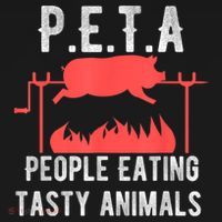 Funny P.E.T.A People Eating Tasty Animals Bbq Visor thumb 3