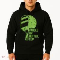 Funny Pickleball Paddle Up Butter Cup Hoodie thumb 2