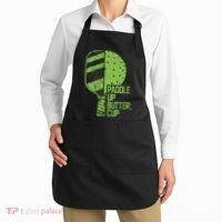 Funny Pickleball Paddle Up Butter Cup Apron thumb 2