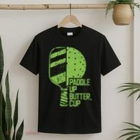Funny Pickleball Paddle Up Butter Cup T-Shirt thumb 2