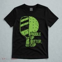 Funny Pickleball Paddle Up Butter Cup T-Shirt thumb 5