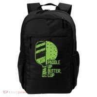 Funny Pickleball Paddle Up Butter Cup Backpack thumb 0