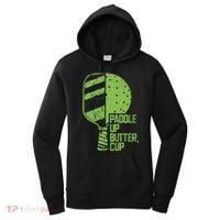 Funny Pickleball Paddle Up Butter Cup Women's Hoodie thumb 0