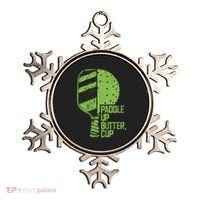 Funny Pickleball Paddle Up Butter Cup Ornament thumb 0