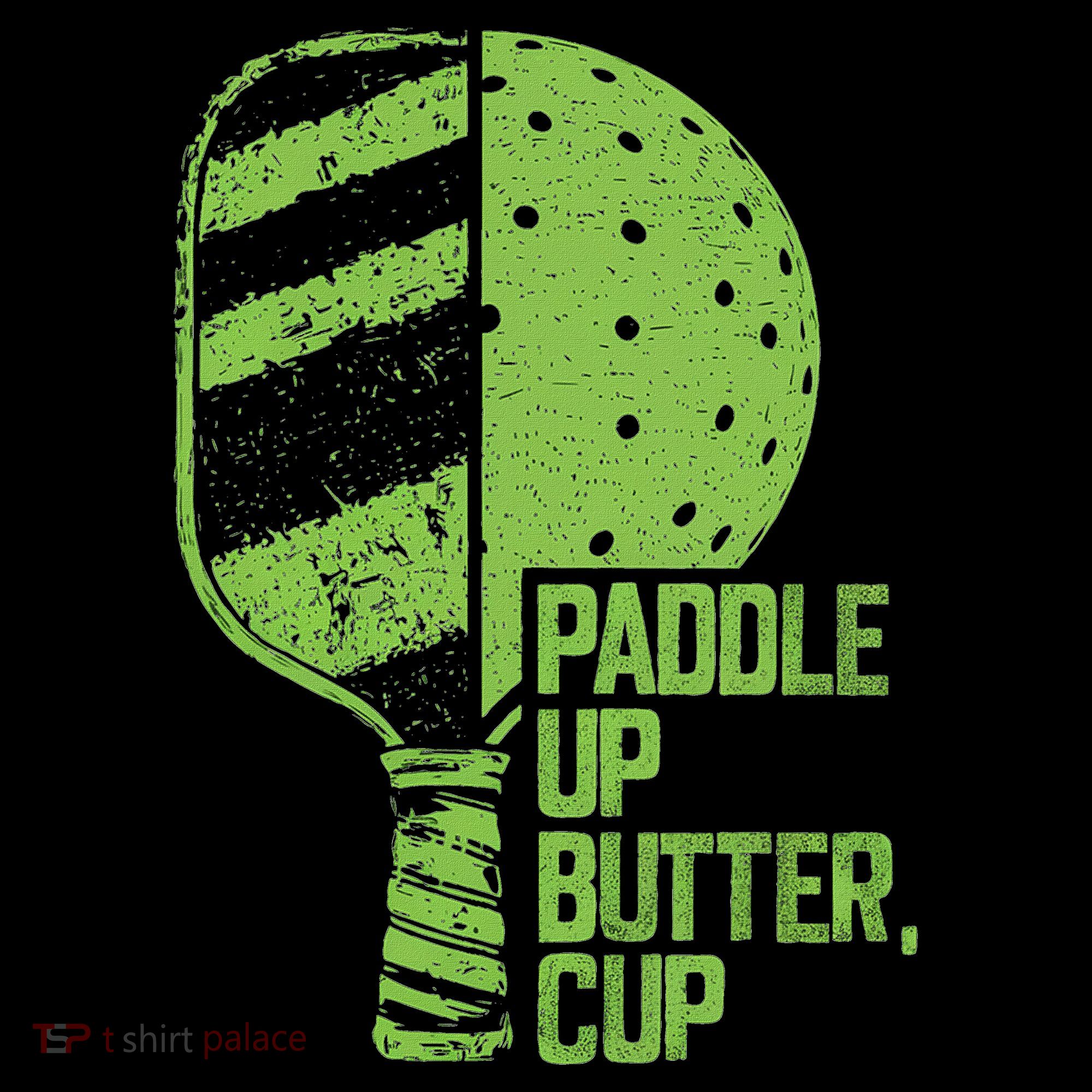 Funny Pickleball Paddle Up Butter Cup Ornament