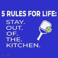 Funny Pickleball Pun Stay Out Of The Kitchen Green Gift Sweatshirt thumb 3
