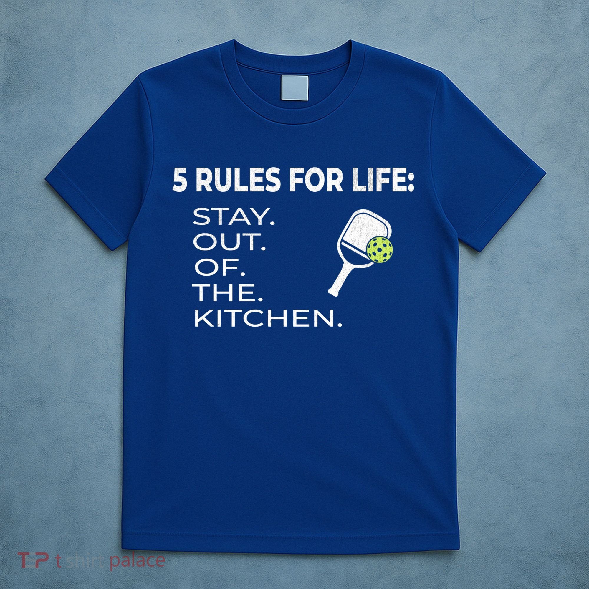 Funny Pickleball Pun Stay Out Of The Kitchen Green Gift T-Shirt