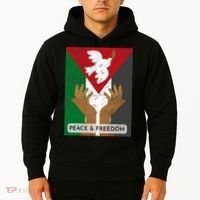 Free Palestine Peace & Freedom Support Palestine And Gaza Hoodie thumb 2